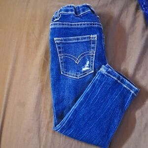 Levi's 2T 510 skinny distressed jeans with adjustable waist